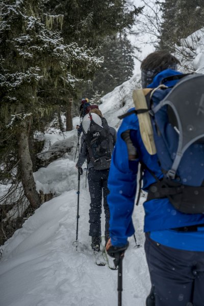 Winterlicher Aufstieg