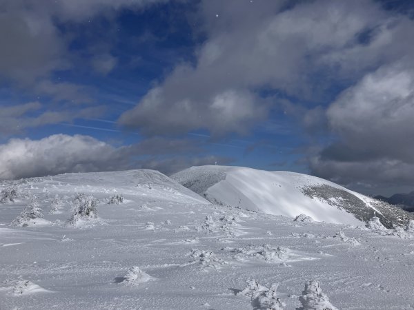 Blick zum Hauptgipfel