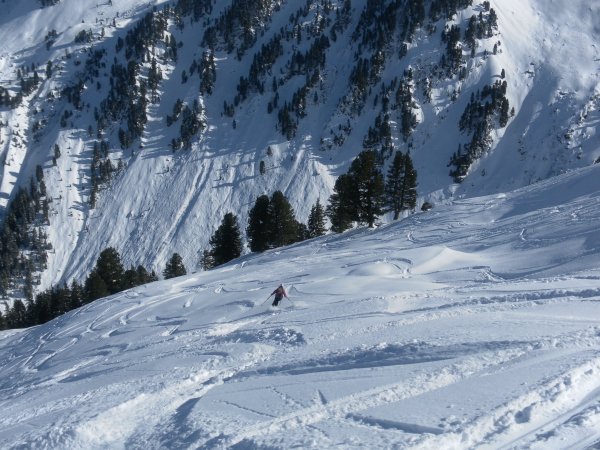 feine Osthänge des Bärentalkopfes