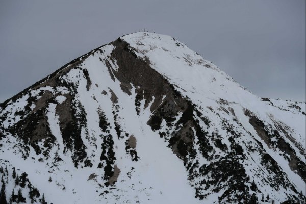 Gleitschnee am Platt