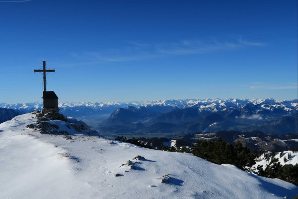 Am Geigelsteingipfel