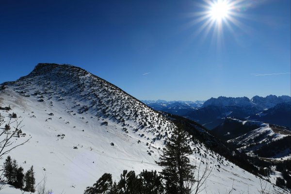 Rückblick zum Geigelstein