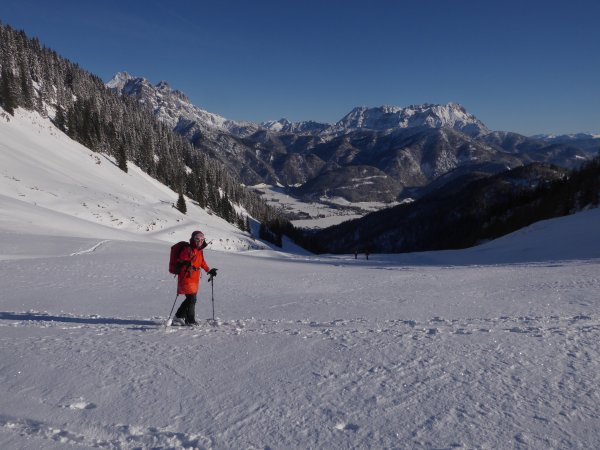 Sattel über der Winterstelleralm