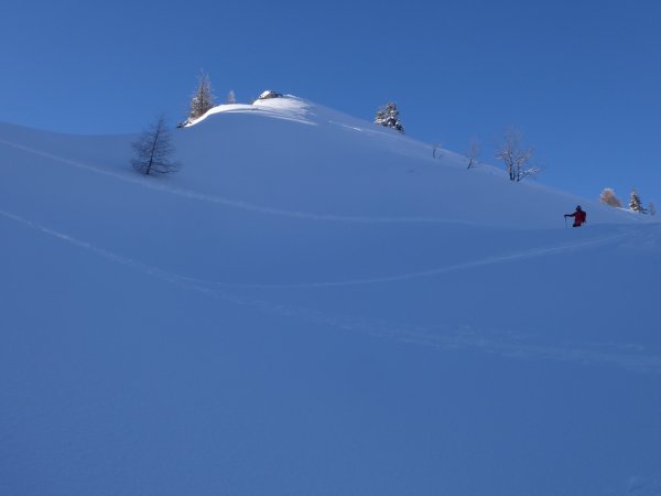 Fast die ganze Tour im Schatten