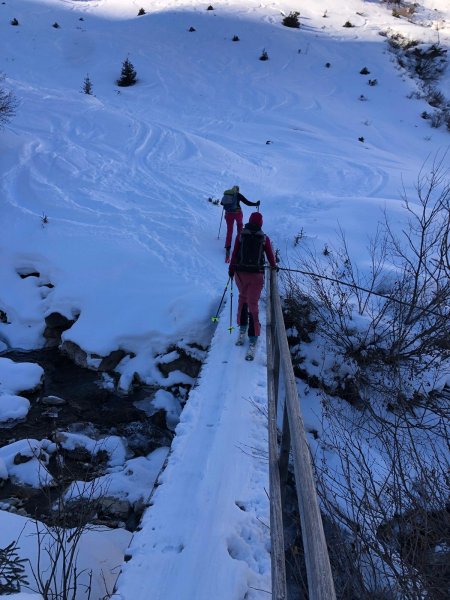 Brücke unterhalb der Harbachalm