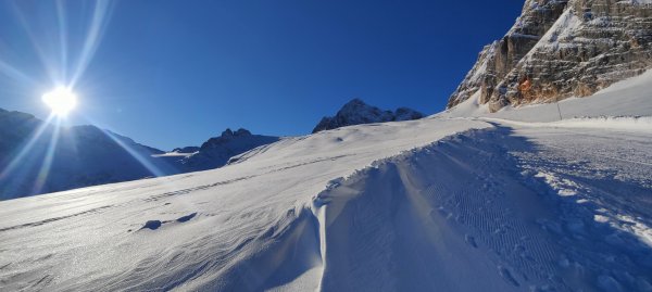 Blick auf den Gletscher
