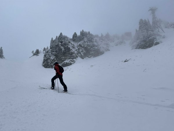 Blick zur Bergstation