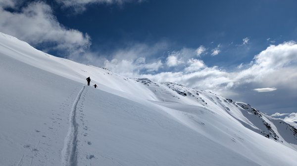 Kreuzspitze in Sicht