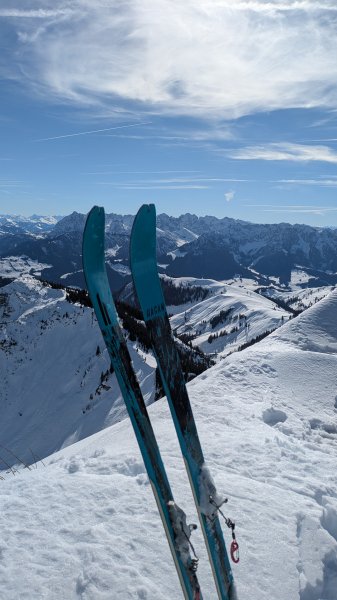 zwei Latten vorm Kaiser