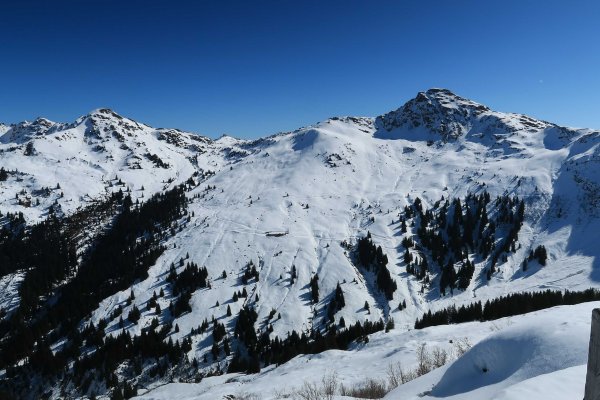 Blick vom Hahnenkampl