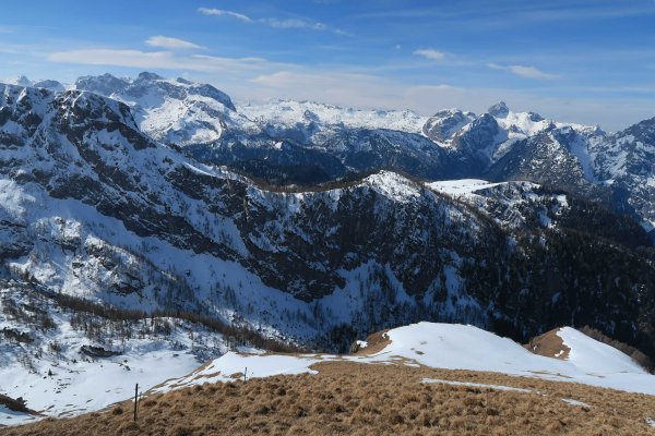 Blick über den fast aperen W-Rücken ins Steinerne Meer