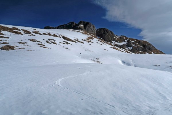 Schöner Firn im Westhang