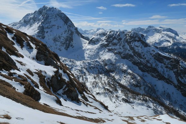 Blick vom Hohen Roßfeld Richtung Kahlersberg
