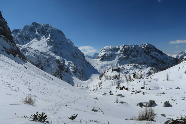 Rückblick auf Kahlersberg und Hochgschirrsattel