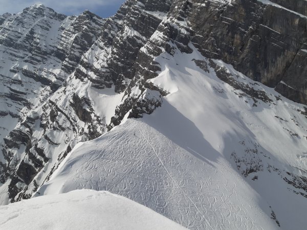 Blick vom 5.Kind zur Skischarte