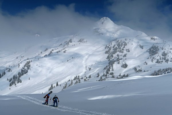 Wiederanstieg zum Kornbichl
