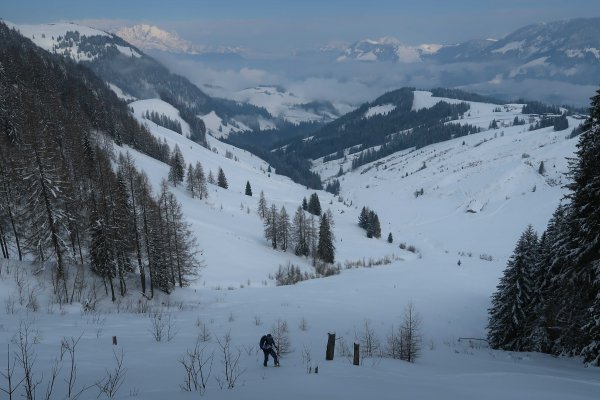 Anstieg oberhalb der Zielstattalm