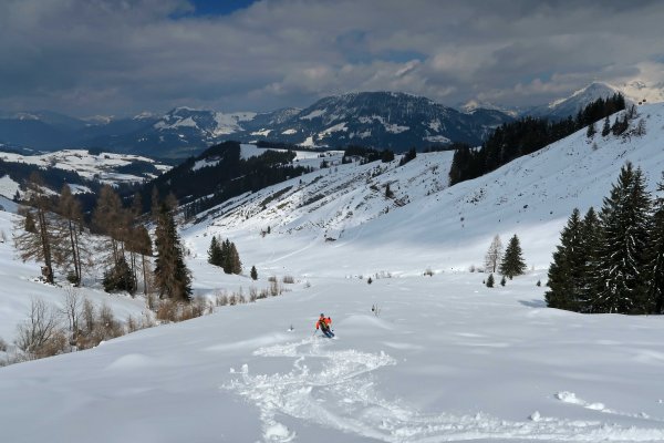Abfahrt zur Zielstattalm