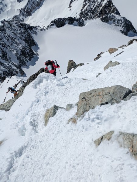Aufstieg Ruderhofspitze