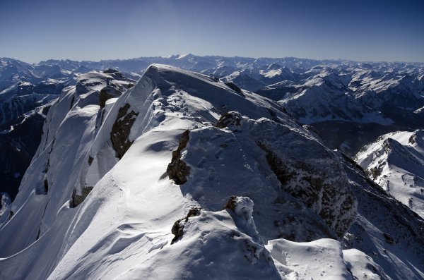Blick über den SW-Grat zum Venediger