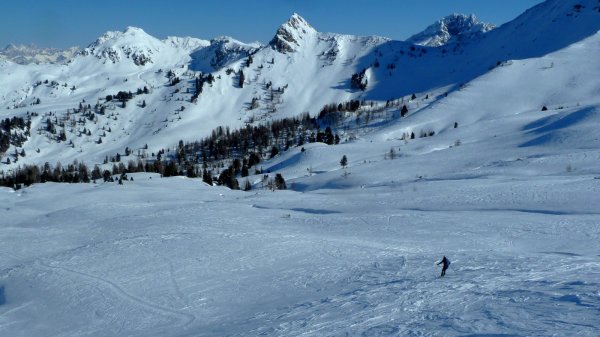 Windgepresster Schnee - manchmal tückisch