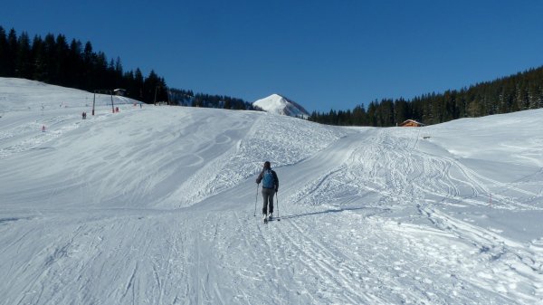 Um halb zehn bereits reger Liftbetrieb