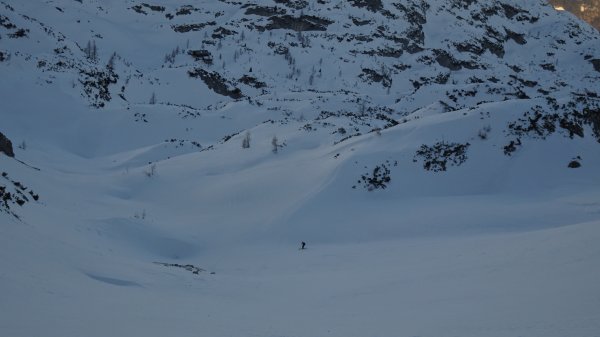 Abfahrt zur Laufener Hütte