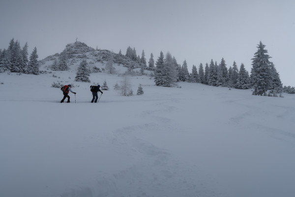 Schöner Pulverschnee