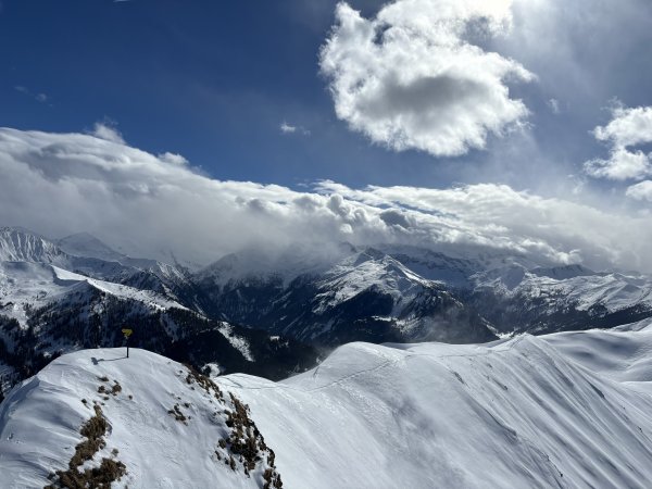 Wettertrennlinie zum Süden