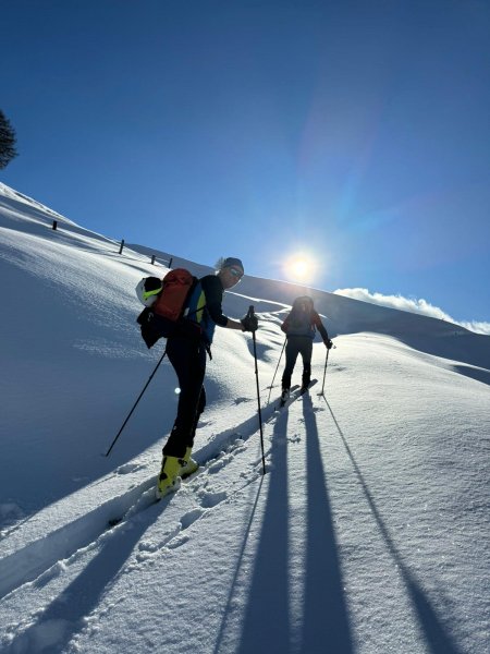 Herbert Rohn: "Wiederanstieg von der Karscheggalm"