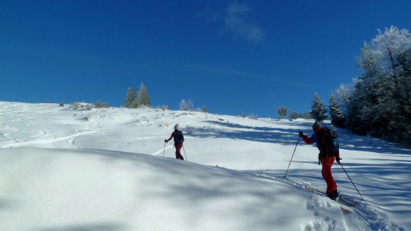 Beginn freies Gelände
