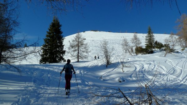 Anstieg zum Gipfel beginnt