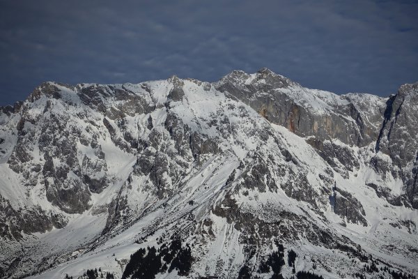 Taghaubenscharte aus der Ferne eher wenig reizvoll