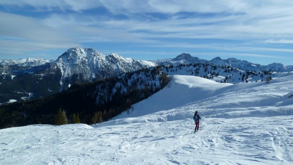 ... mit Blick auf Ennskraxn und Faulkogel