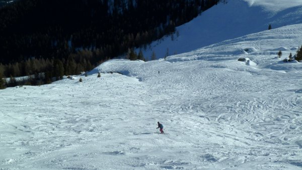 Abfahrt gar nicht so übel ...