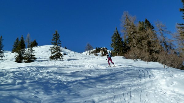 Auch nach der Kleinarler Hütte alles stark verspurt