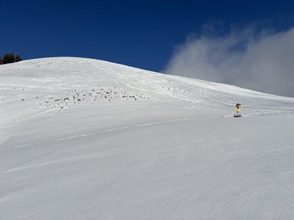 Achtung auf Steinkontakt