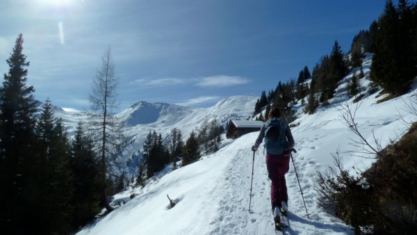 Frühlingshafte Bedingungen (hier Obere Tofernalm)