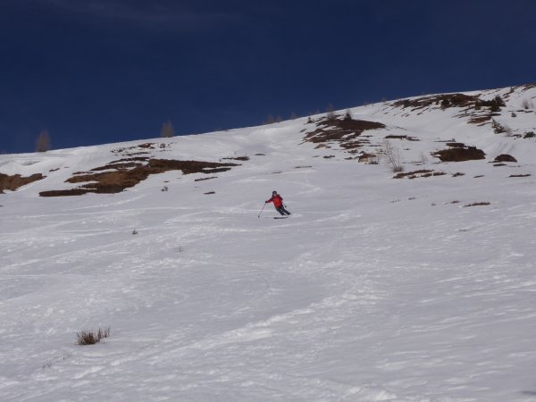 Firnige Westflanke des Gurensteins