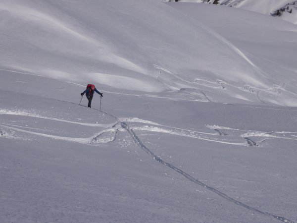 Wiederanstieg ins Törl