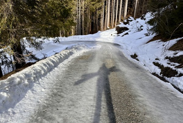 Grundgeräumt auf Steine und Eis
