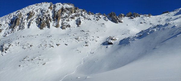 Abfahrt Hohe Scharte in das Rainbachtal