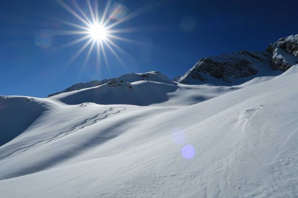 Blick Richtung Grüneckkogelscharte
