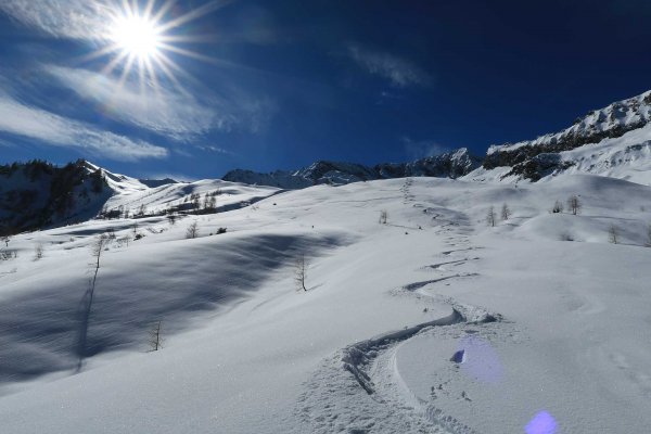 Eine der besten Abfahrten in dieser Saison