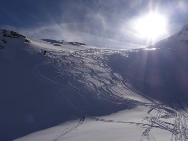 Schattseitig noch bester Pulver