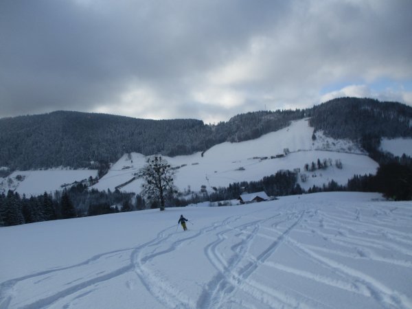Abfahrt zum Parkplatz