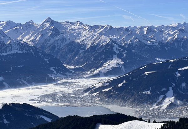 Gipfelblick zum Zeller See