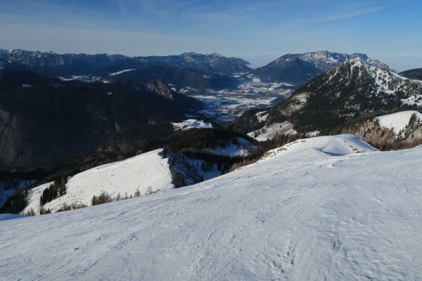 Abfahrt Hohes Roßfeld