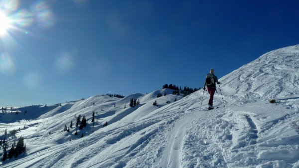 Anstieg zum Kollmannsegg