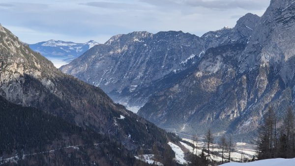 Pass Lueg Schlenken und Schmittenstein im Hintergrund